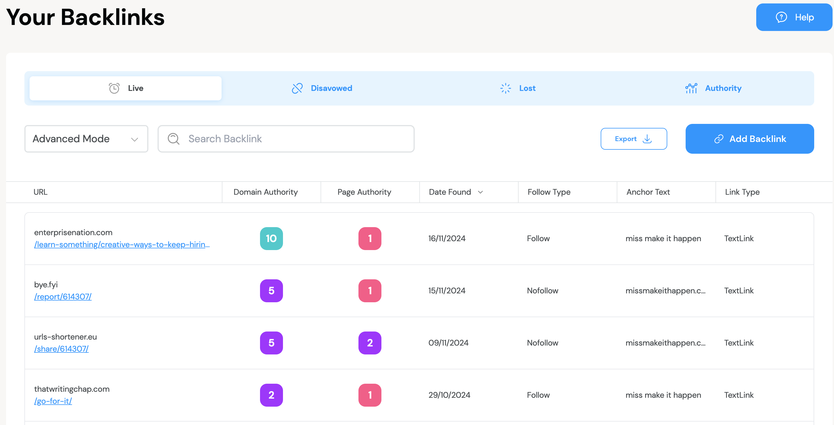 backlink audit